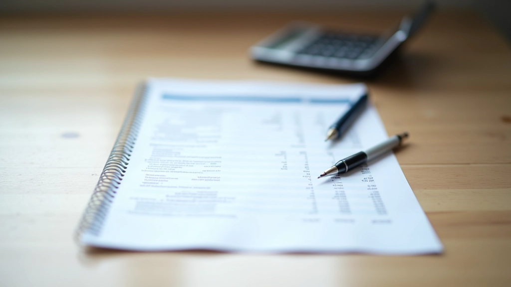 Documents de comparaison de budgets de formation avec calculatrice et stylo sur table